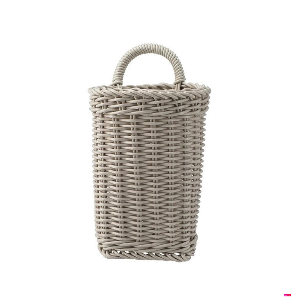 Nitori 14*12*23см хулсан цагаан сагс