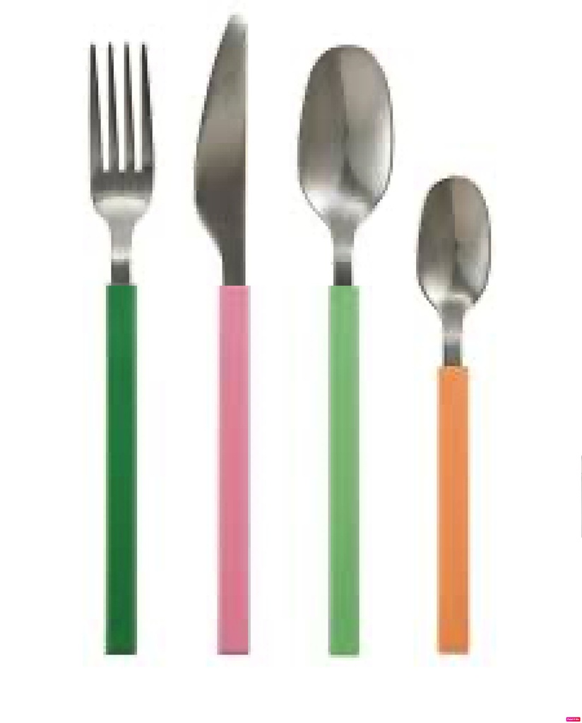 Tangmarla 16ш халбага сэрээ ком өнгөлөг