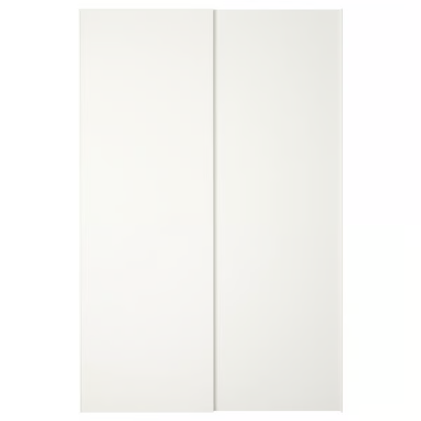 Hasvik 150*236 гүйдэг матт цагаан хаалга шинэ