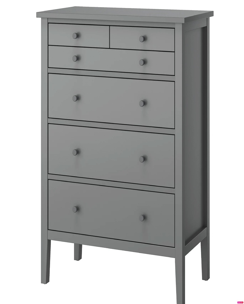 Gullaberg 89*48*123 5тай босоо комут саарал