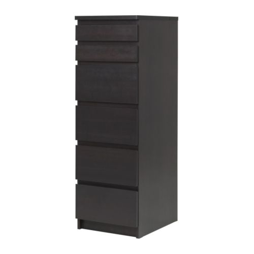 Malm 40*124 тольтой комод хар