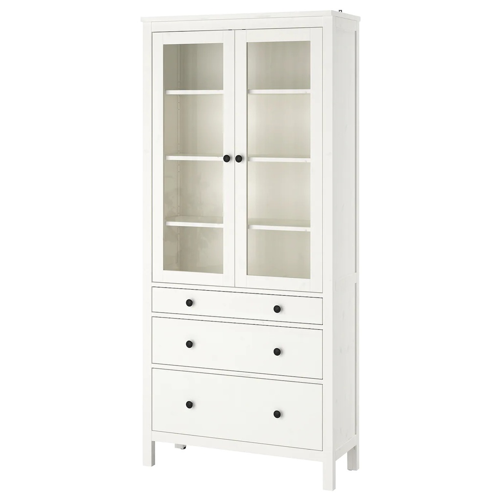 Hemnes 90*198 Босоо шилэн хаалгатай