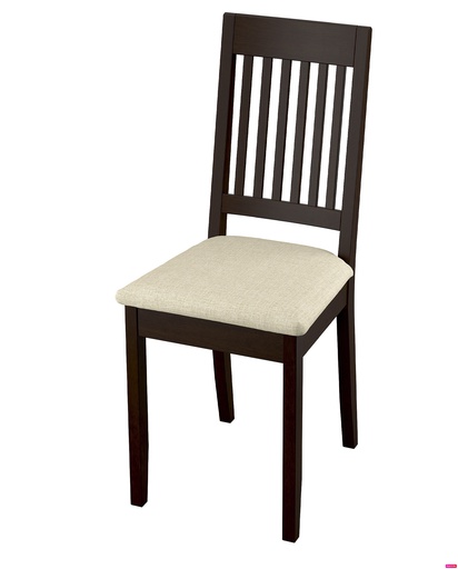 [205.875.04] Nasinge зөөлөвчтэй модон хар сандал