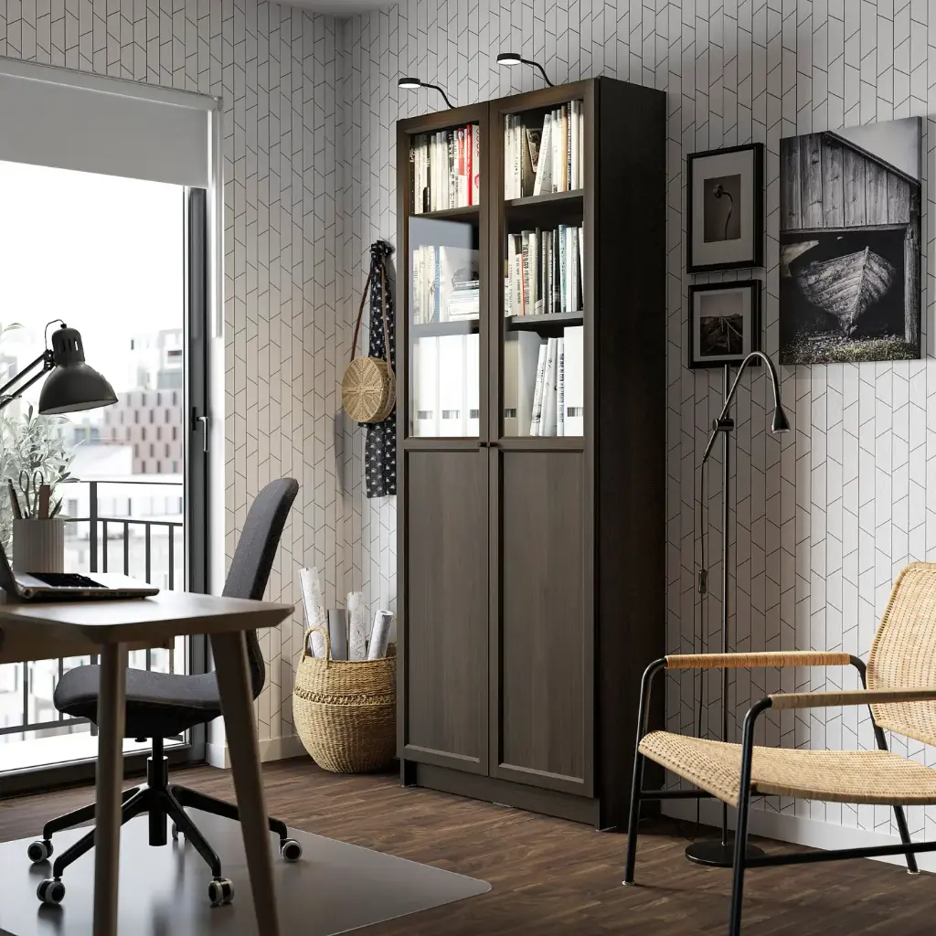 billy-oxberg-bookcase-with-panel-glass-doors-dark-brown-oak-effect__1415101_pe975126_s5 (1).webp