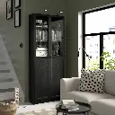 billy-oxberg-bookcase-with-panel-glass-doors-black-oak-effect__1104599_pe867765_s5.webp