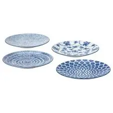 Entusiasm 18см 4тэй цэнхэр таваг