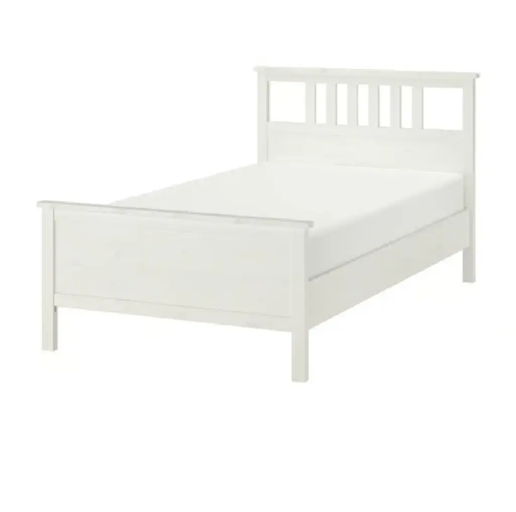 Hemnes 90*200 цагаан модон ор
