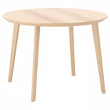 Lisabo 105 модон дугуй ширээ