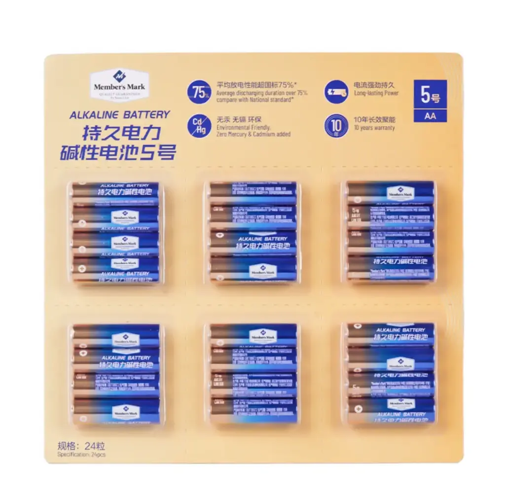 Members mark Alkaline battery хуруу зай бүдүүн