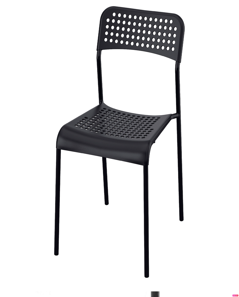 Sandsberg нүхтэй хар сандал