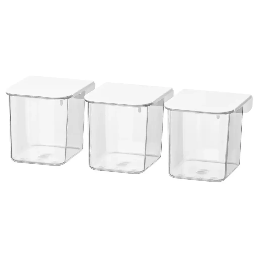 Skadis 3хос шилэн сав цагаан