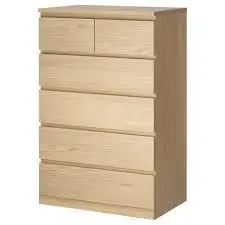Malm 80*123 5тай комод шаргал