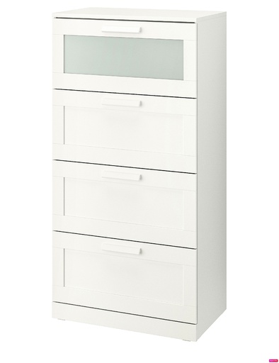 [303.554.19] Brimnes 4тэй 78*124см цагаан комут