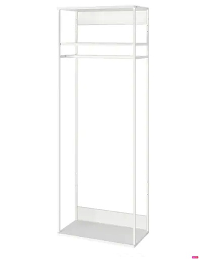 [904.526.05] Platsa 80*40*180 өлгүүртэй цагаан төмөр тавиур