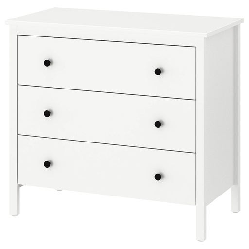 [203.578.95] Koppang 90*83см 3тай цагаан комод