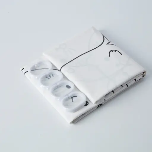 [261013798400] Nitori 180*180см хар алаг ванн хөшиг