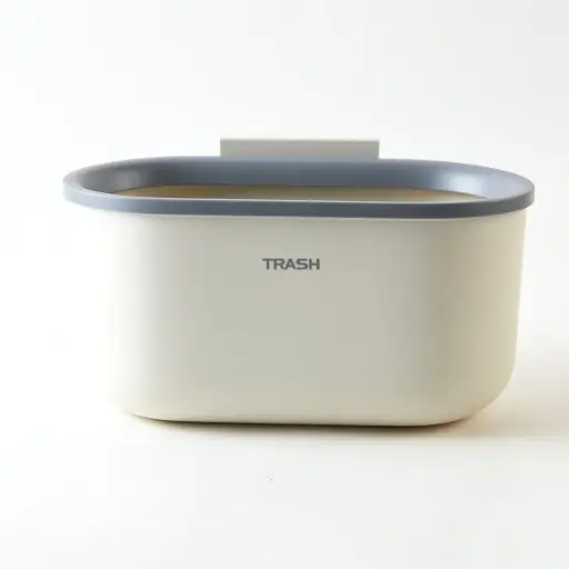 [2111200007695] Nitori 3.5л хогийн сав цагаан өлгөдөг