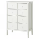 [605.617.81] Gullaberg 89*48*123 8тай босоо комод цагаан