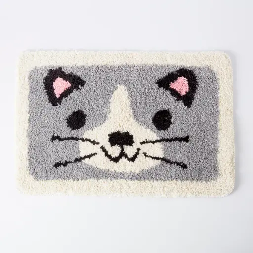 [2610135886004] Nitori мууртай гишгүүр саарал